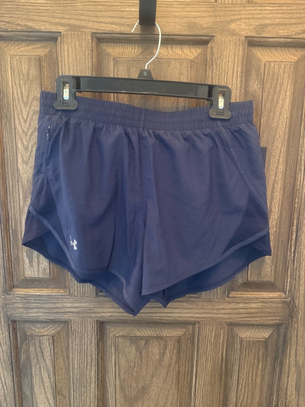 Under Armour Athletic Shorts Small NWT Running Gym Blue Lightweight